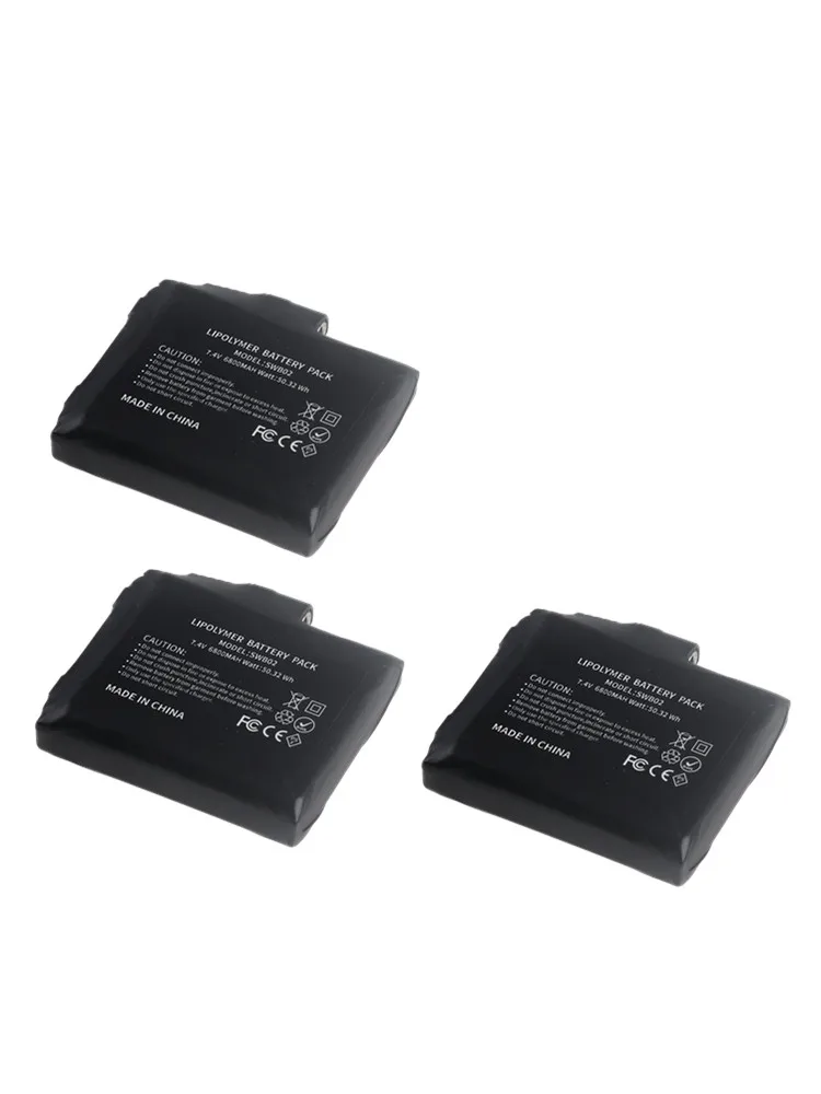 7.4V 6800mAh lithium-polymeerbatterij Verwarmde handschoenen Batterij voor verwarmingsvest, verwarmingssokken, antivriesbatterij