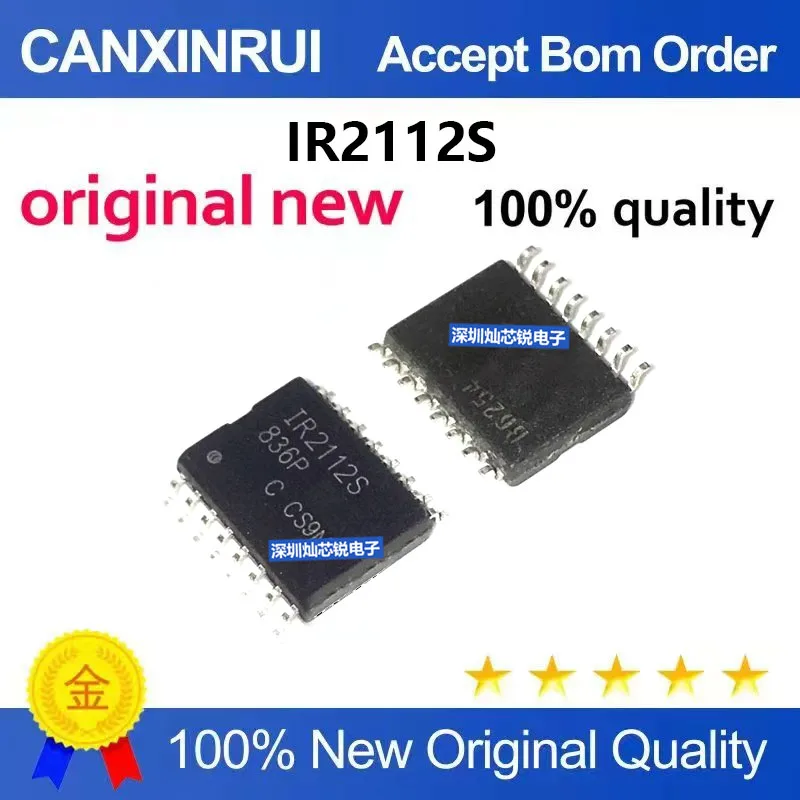 (5-100pieces)Brand New Original IR2112S IR2112STRPBF SMD SOP16 Full-Bridge Driver IC