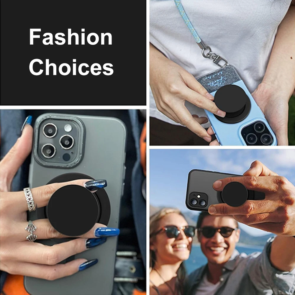 ที่ยึดโทรศัพท์มือถือแม่เหล็กแบบยูนิเวอร์แซล สำหรับ Magsafe Safe Ring Stand ใช้ได้กับ iPhone 17 16 15 14 13 12 ที่จับโทรศัพท์มือถือ