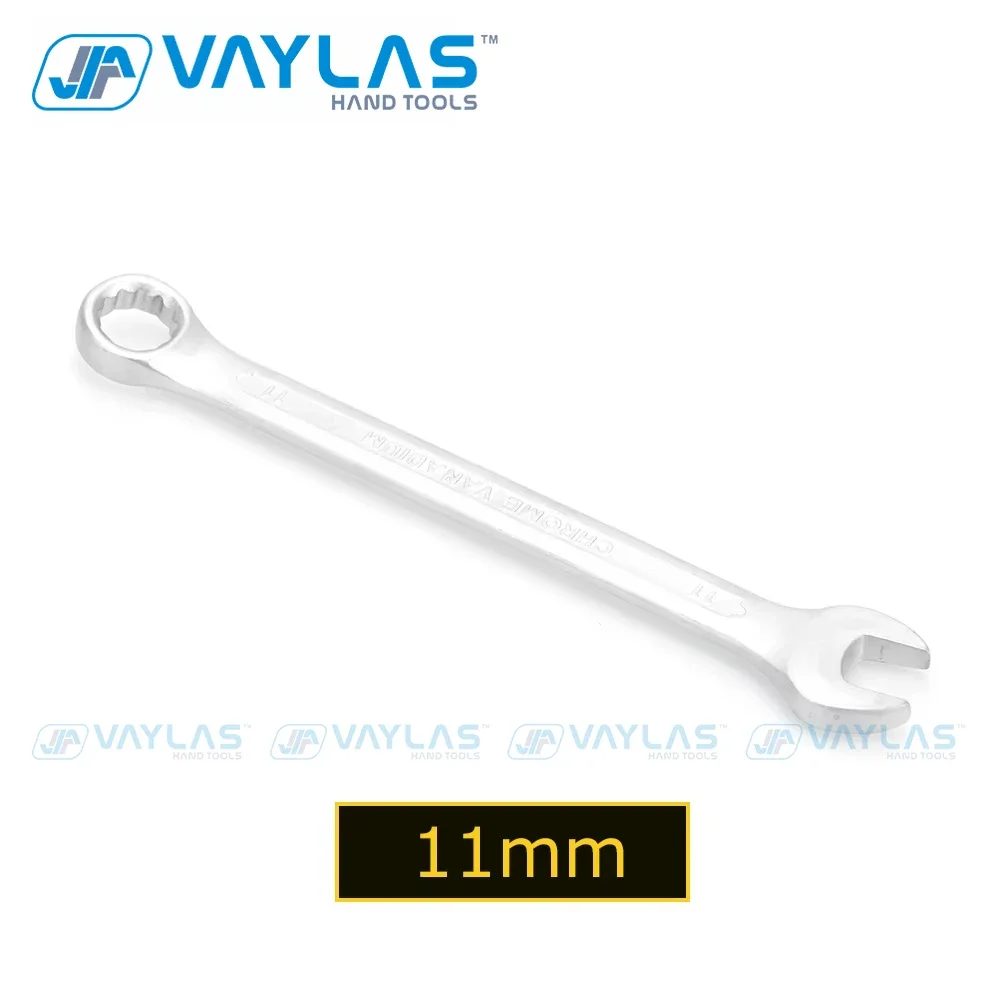 HRTools 11mm open box end combinatie moersleutel, chrome vanadium