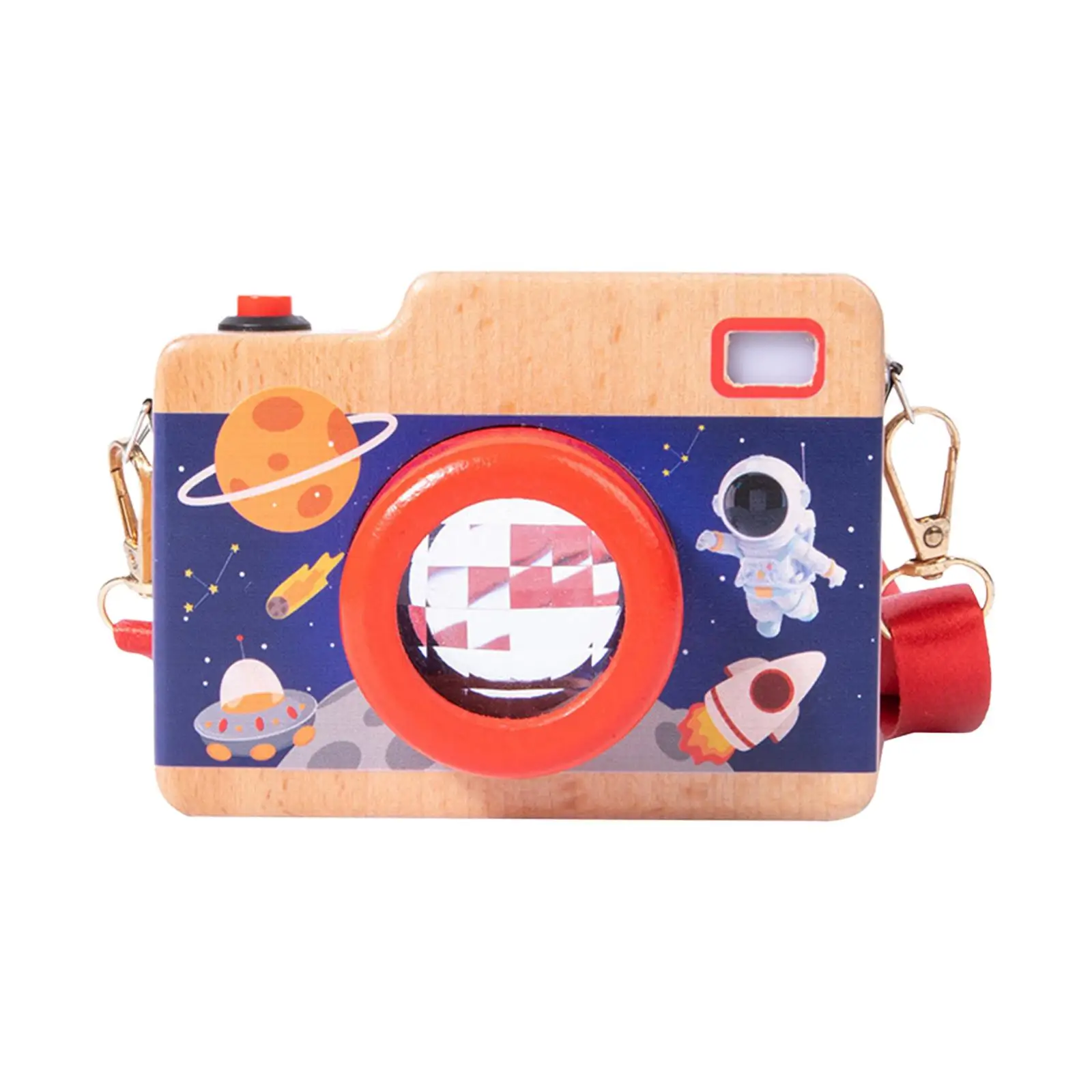 Kids Cute Wood Camera Toys Pretend Play Toy for Boys Girls Intelligent Toys