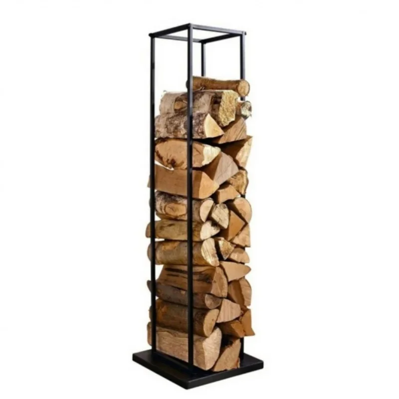 custom，Metal Sturdy And Practical Firewood & Log Rack Loaded Firewood Log Storage Rack