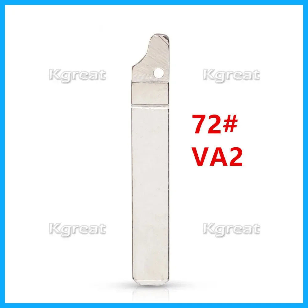 

10pcs 72# VA2 VA2T 73# HU83 Original Key Blade Flip Uncut Car Key Blade for Peugeot 307 407 Citroen Renault