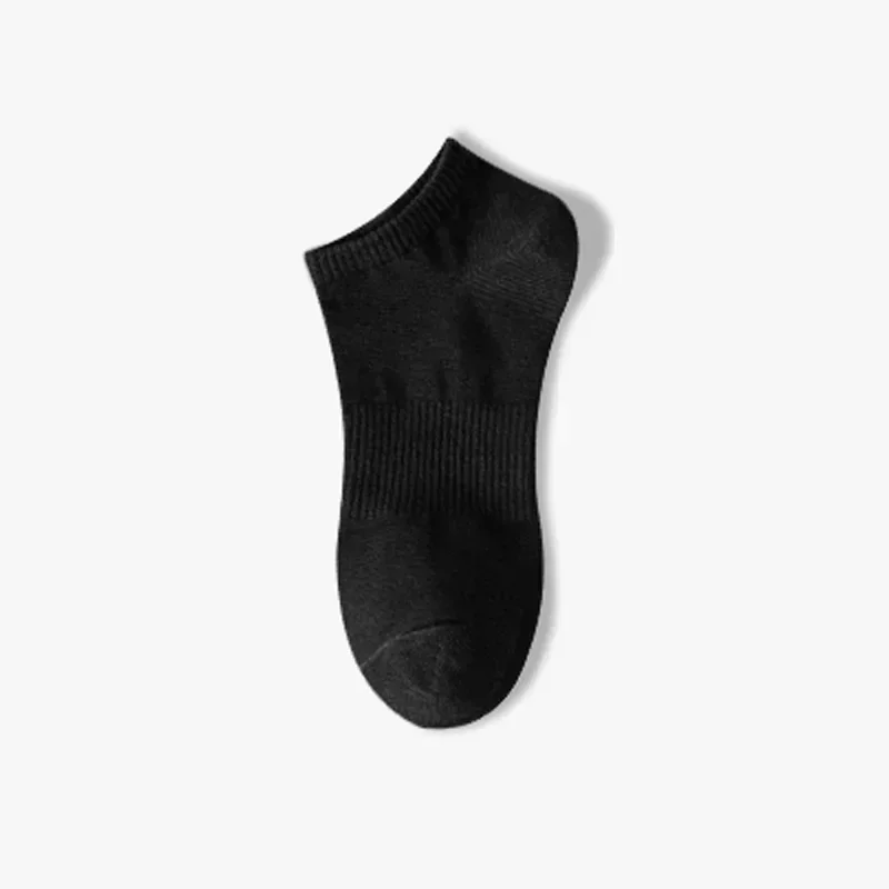 Herren Anti-Geruch und Schweiß absorption Sommer Dünn schnitt 7a anti bakterielle Mid-Calf Sport Baumwoll socken kurze Socken