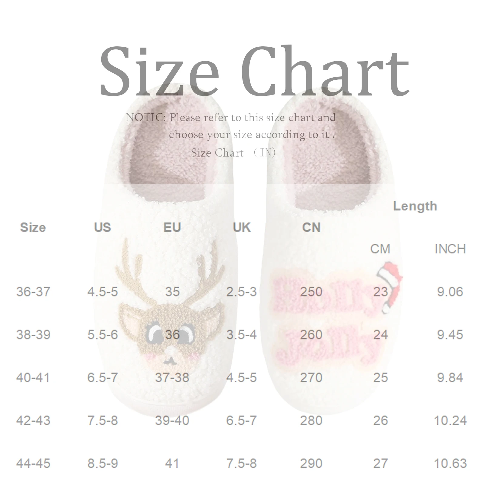 الرجال والنساء عيد الميلاد نعال من القطن لدفء المنزل والداخلية النعال الصوفية إِلْكَة عيد الميلاد نعال من القطن الدافئة النساء #6