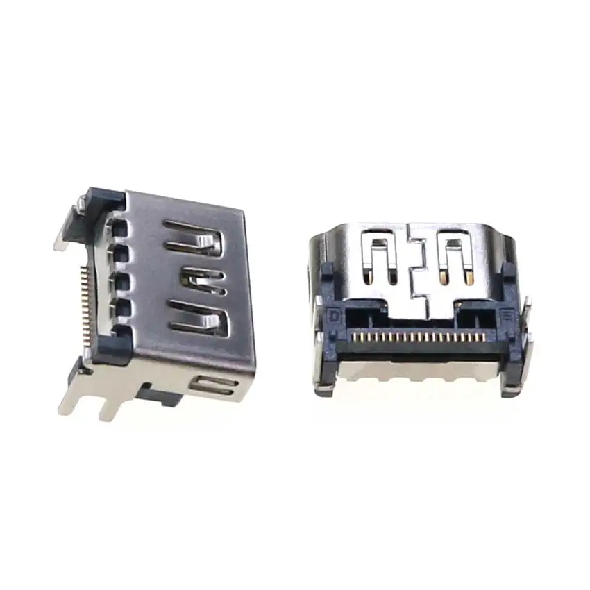 YuXi 1 Buah Soket Layar Port Kompatibel dengan HDMI Pengganti Colokan Headset USB 3.0 2.0 Antarmuka Tipe C untuk Pengontrol PS5