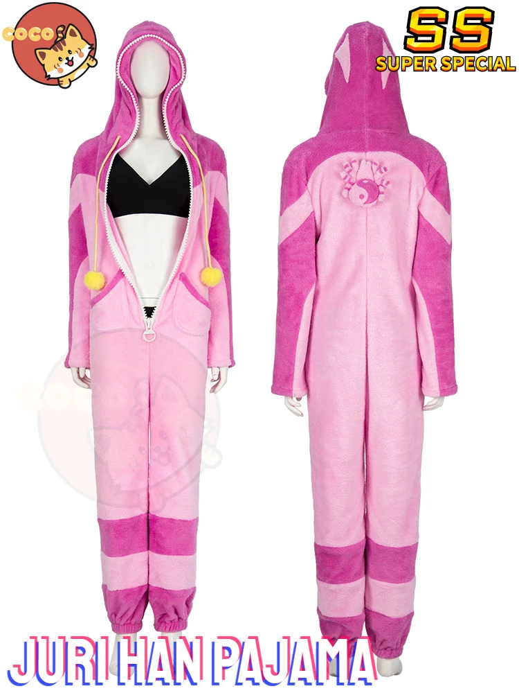 Juri han pyjama cosplay kostüm spiel cosplay han juri kostüm halloween mädchen cos pyjama juri cosplay cocos-ss