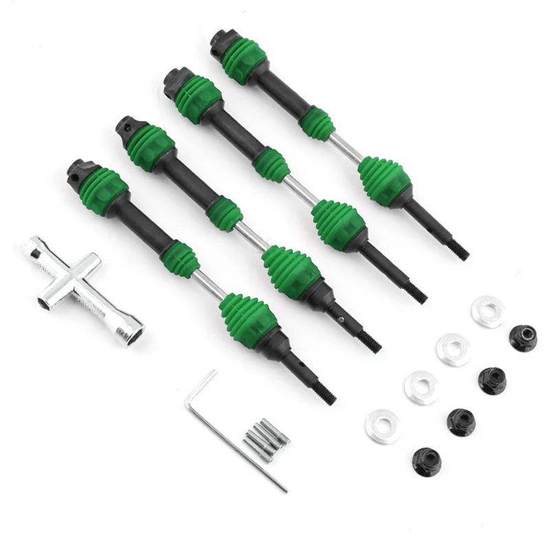 Transmission Shaft Replacement Spare Parts Accessories For TRAXXAS Hoss/Rustler/Slash/Stampede 4X4 2Wd 6851R 6852R,Green