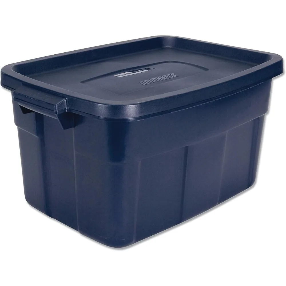 

Storage Totes 14 Gal, Durable Stackable Storage Containers, Great for Dry Food Storage, Clothing, Camping Gear and More