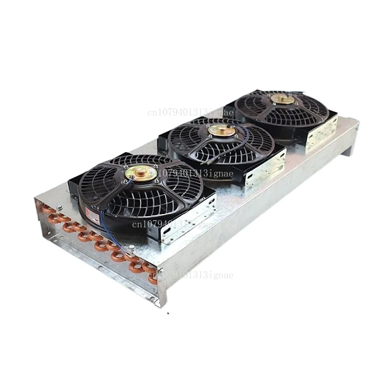 Construction vehicle harvester condenser assembly air conditioner assembly