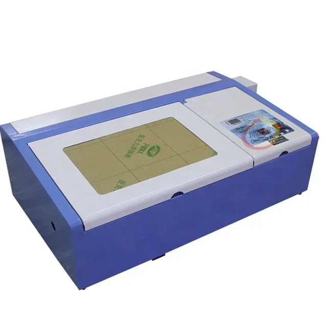 yyhc Best Price Small Size 30cm*20cm Mini Co2 Laser Engraving Cutting Machine for Seals And Stamps