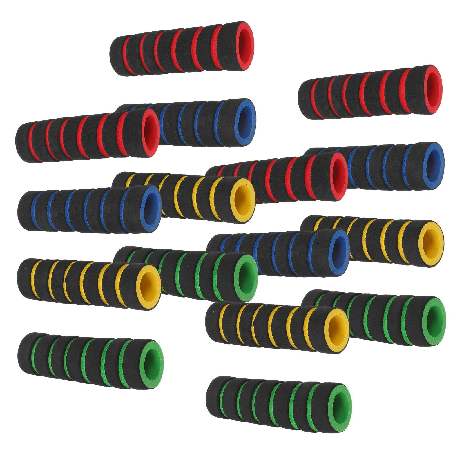 

8Pairs Sponge Bike Handlebar Grips Non-Slip Comfortable Shock Absorbing Ergonomic Suitable for Cruiser Mountain Dirt Jumper