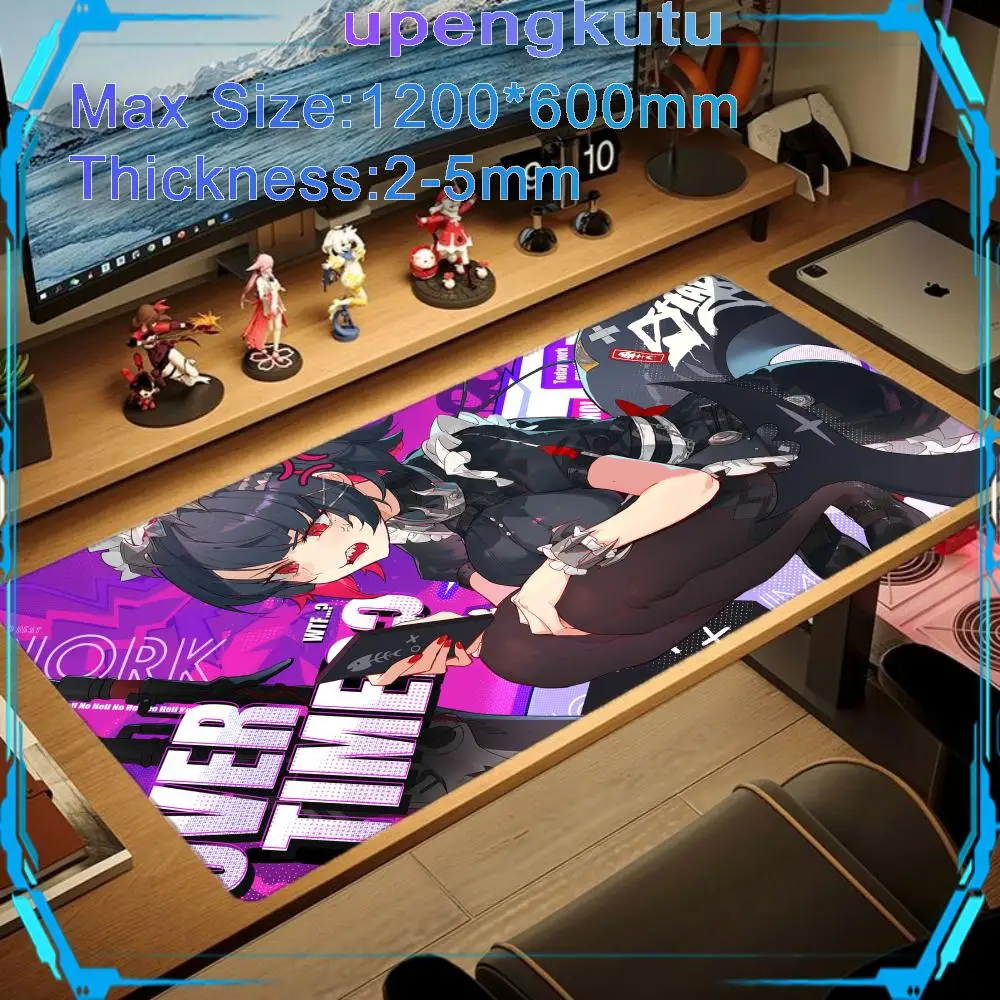 

Gaming Mouse Pad Rubber Gaming Accessories Laptop Desk Pad Shark_Girl_Ellen_Joe Otaku Keyboard Pad