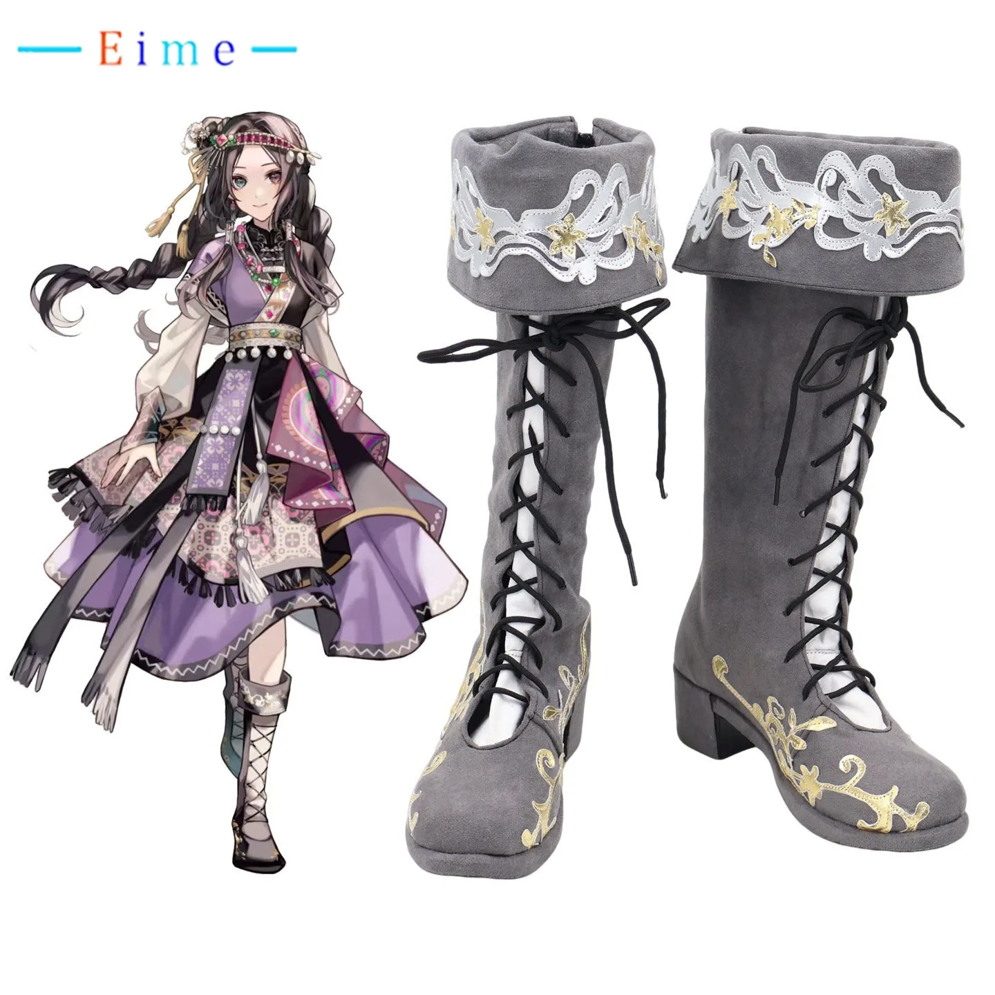 yunoha-sanjo-cosplay-shoes-game-cosplay-boots-halloween-carnival-pu-shoes-custom-made