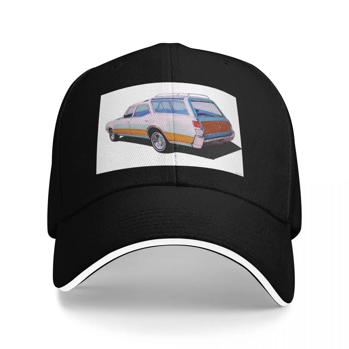 1969 Oldsmobile Vista Cruiser Woody Wagon Baseball Cap Golf Hat Baseball Cap Big Size Hat Designer Hat Women's Hats 2025 Men's