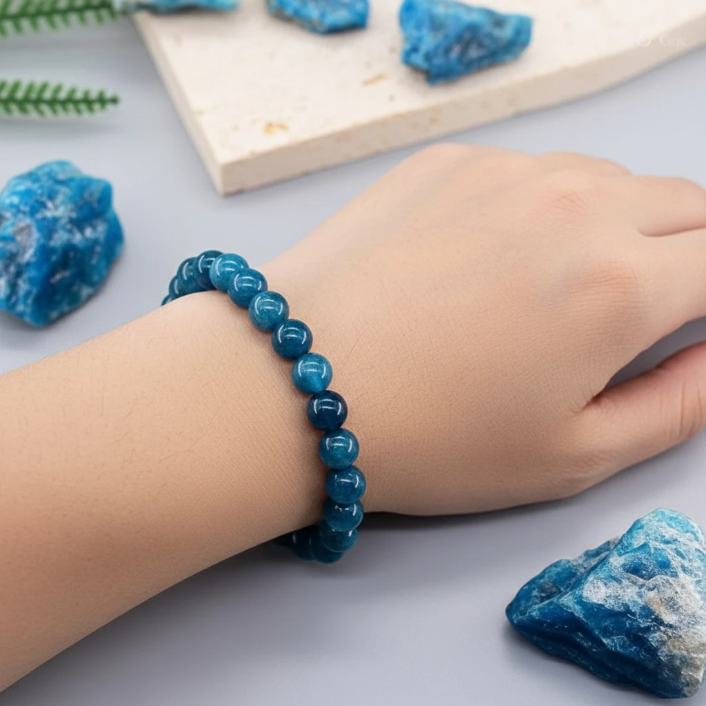 8 مللي متر الأزرق الطبيعي Dumortierite الكوارتز مطرز سوار الرجال النساء مرونة مرونة الأحجار الكريمة شفاء مجوهرات هدية #1