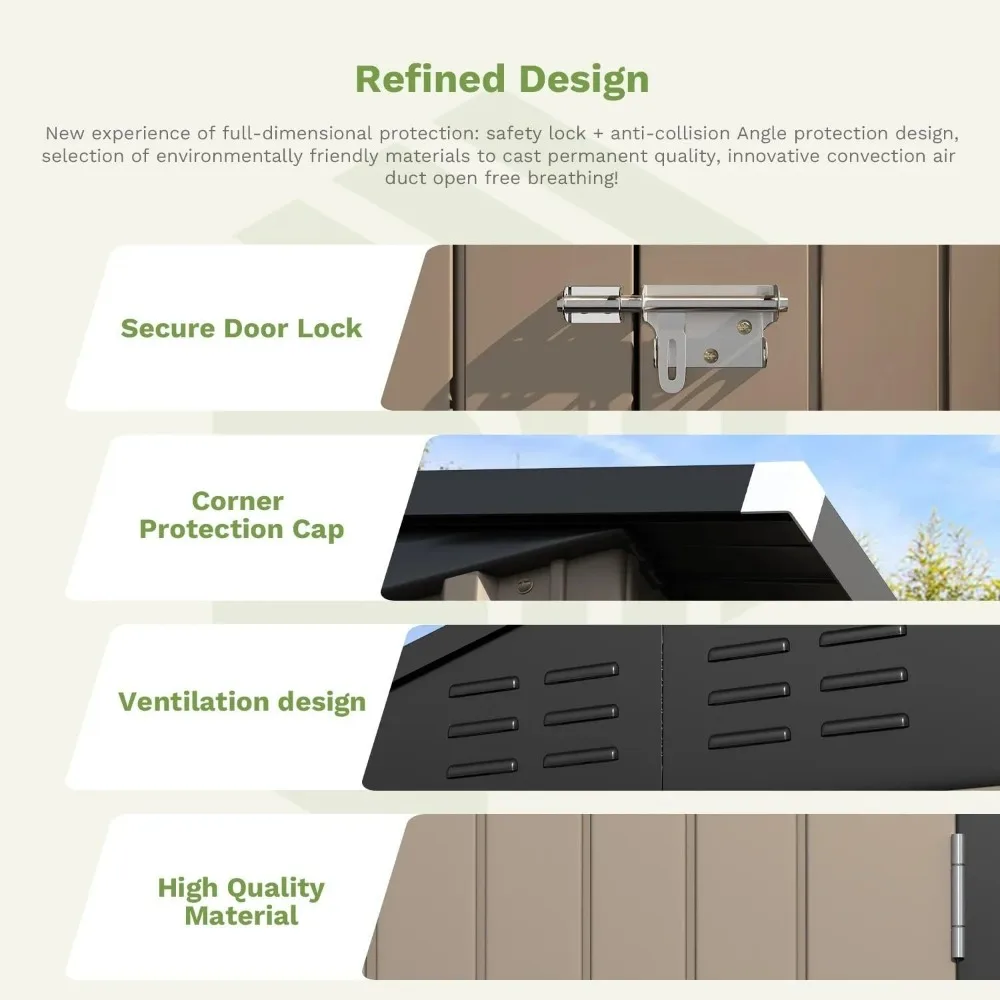 secure metal sheds for outdoor storage, ideal for bikes, backyard, and poolside use