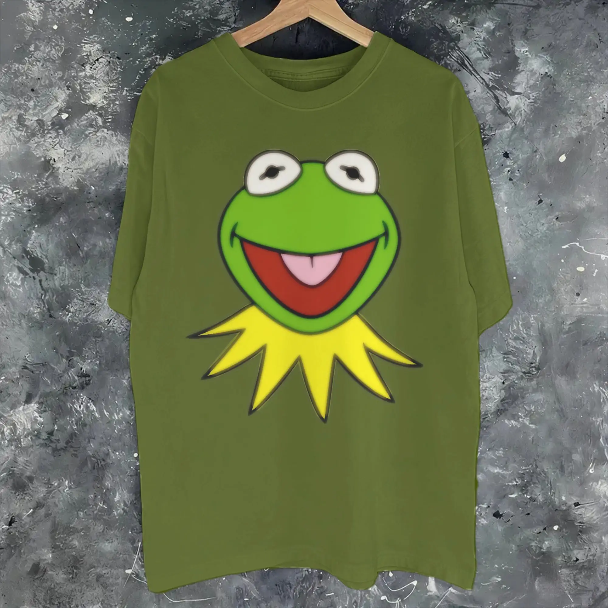 Kermits the Frog Merch Men Women T Shirt 100% Cotton Tee Print  T-shirt Clothing