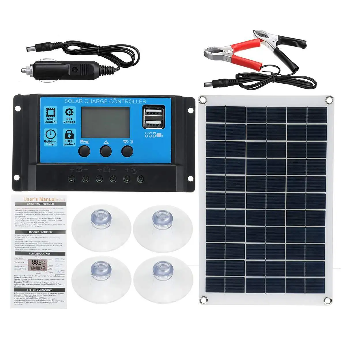 Kit de panneaux solaires et de thoracOmni-in 8W, assemblage de panneaux photovoltaïques, aménagement extérieur