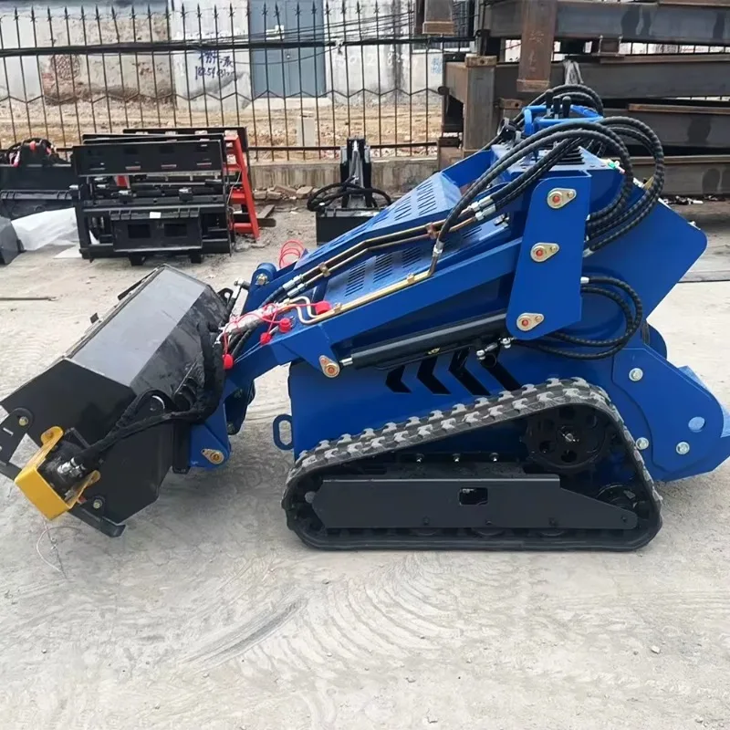 Tracked Skid Steer Loader High Mobility with Shock Absorbing Pedal for Municipal Snow Removal Road Maintenance Skid Steer Loader