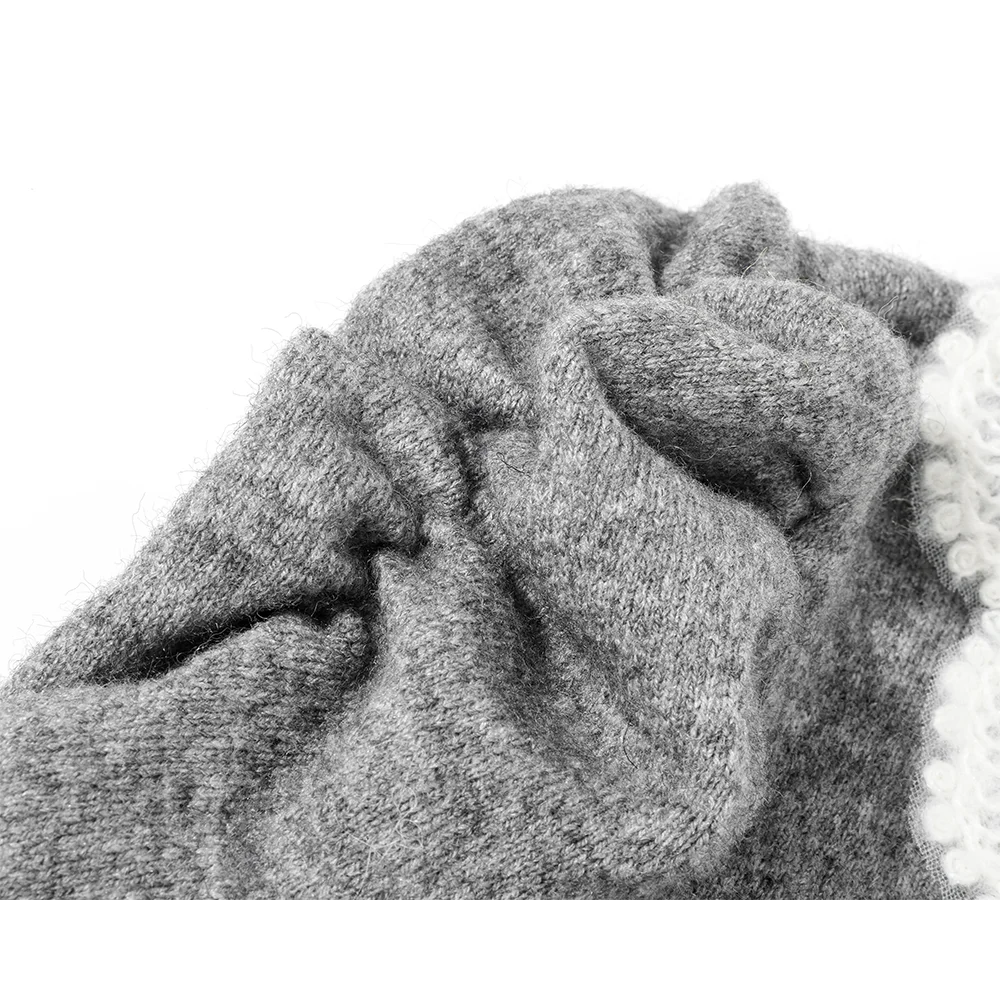 

Sweet Sli ort Bubble Sve Вязаный свитер Ele Korean Sle Spring Faionable Casual Wear Li Xing Meng Design