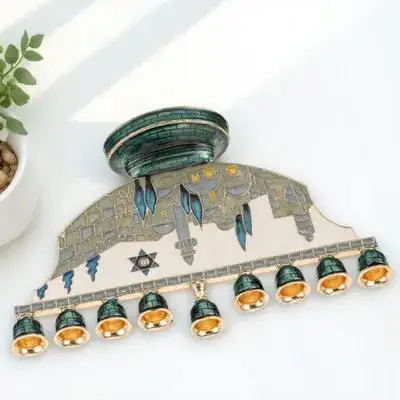 9- Candelabra Holder Tall Victorian Hanukkah Jewish Candlestick For Table Centerpiece Fireplace Home Decor