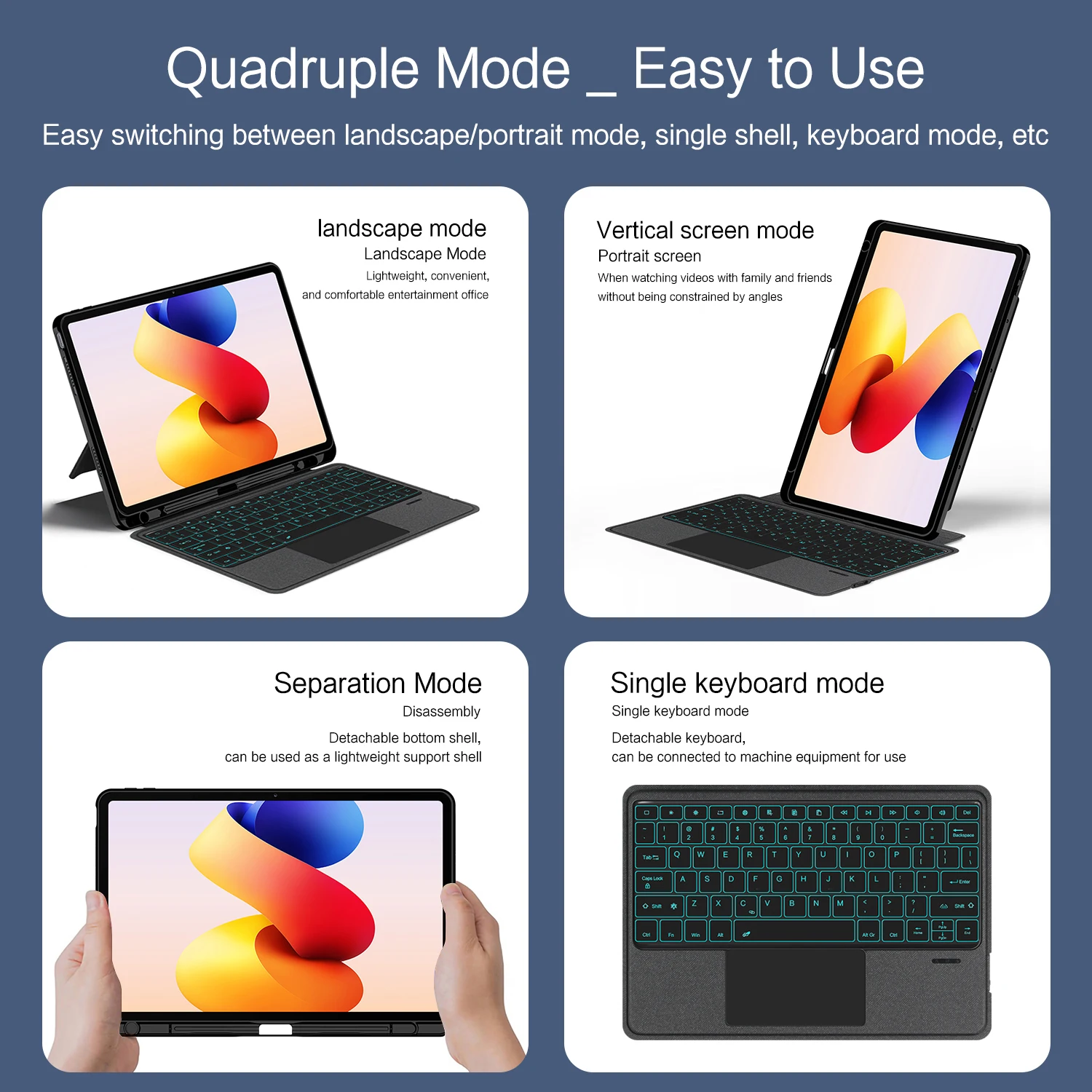 Magic Keyboard Case For Xiaomi - đánh giá và giá Poco Tablet Accessories
