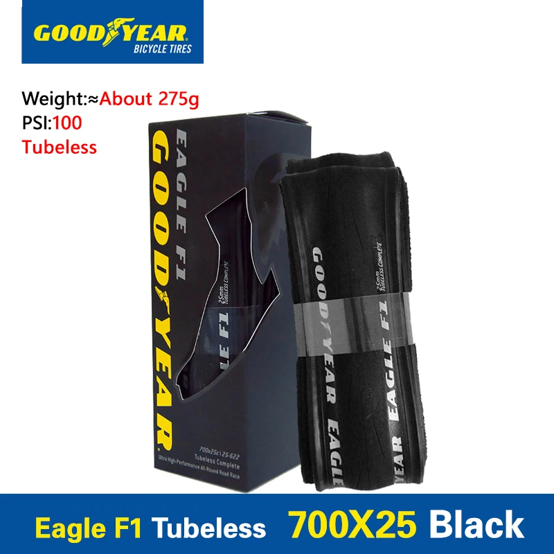 Goodyear Bicycle Tires Eagle F1 Supersport 700x28C Tubeless Road