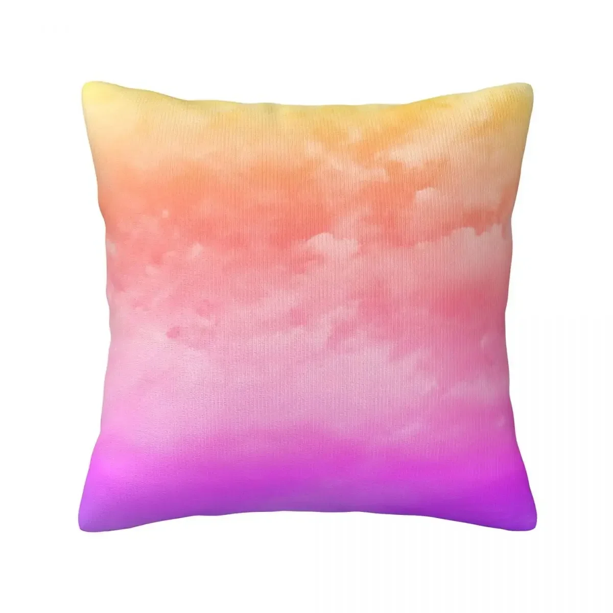 

Sunset Cloud Pillow Case Bright Tie Dye Polyester Bedroom Pillowcase Zipper Spring Soft Cover