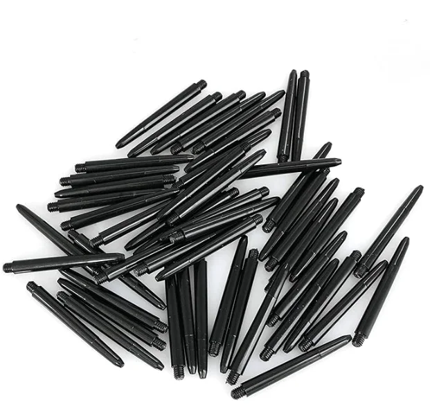 WEDARTER 100pcs/pkg Nylon Shaft 2BA Threaded Plastic 45mm Shaft Body Dart Accessories