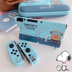 Snoopy TPU Case dla Nintendo Switch NS Storage Bag Cute Waterproof Box Case dla Nintendo Switch OLED Console Joycon Akcesoria