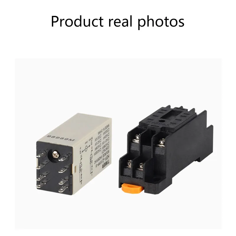 Time relay H3Y-2/4 power-on delay AC220V silver contact small time relay DC24V 12V