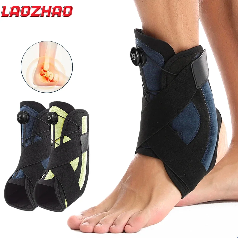 1PCS Ankle Brace: Advanced Metal Support for Men Women,Prevention of Sprained Ankles with Metal Springs,Stabilizing for Running