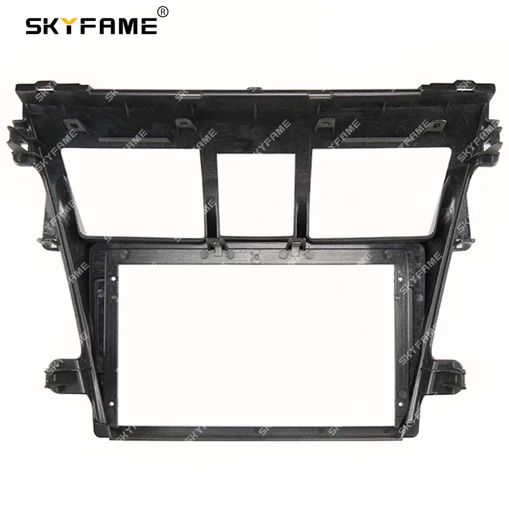 SKYFAME автомобильная рамка, адаптер для фасции, Android радиоприемник, комплект панели для установки приборной панели для Toyota Vios Belta Yaris Vitz Platz