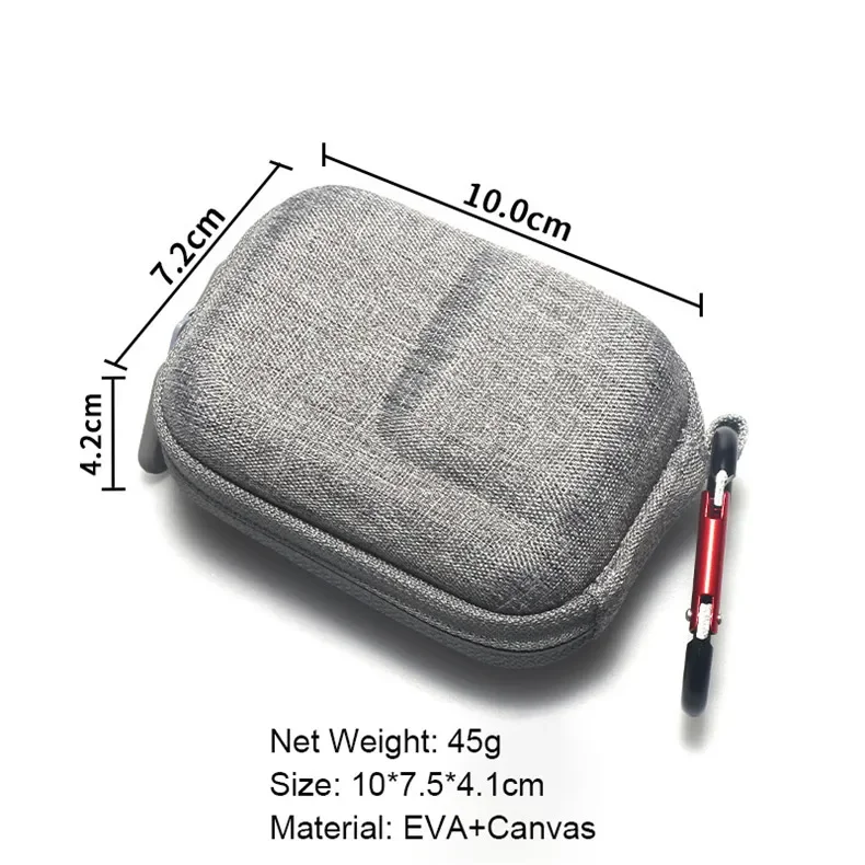 กล่องเก็บของขนาดเล็กสำหรับ Insta360 GO 3 แพ็คเกจแบบแยกส่วน กล่องป้องกันสำหรับอุปกรณ์เสริมกล้อง Insta360 Go 3