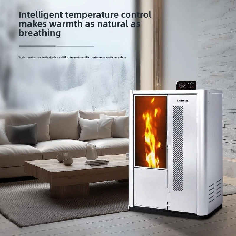 Fireplace, new air heating, modern wind intelligent energy-saving home, commercial living room, indoor