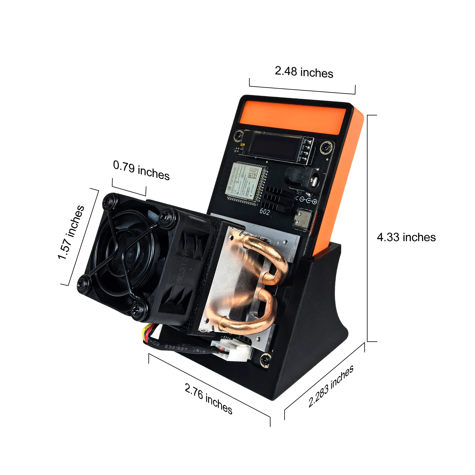 Bitaxe Gamma 602 Dual Fan Open Source BM1370 ASIC Bitcoin Mining Maschine 1,8Th/s Hashrate Kryptowährungs-Mining-Ausrüstung