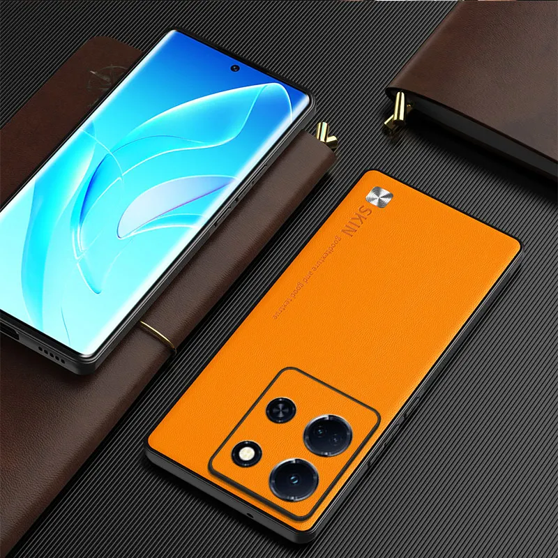 Case For INFINIX Note 30 Case Luxury Silicone Leather Cover For INFINIX Note 30 4G 5G Camera protection Shell Shockproof Bumper