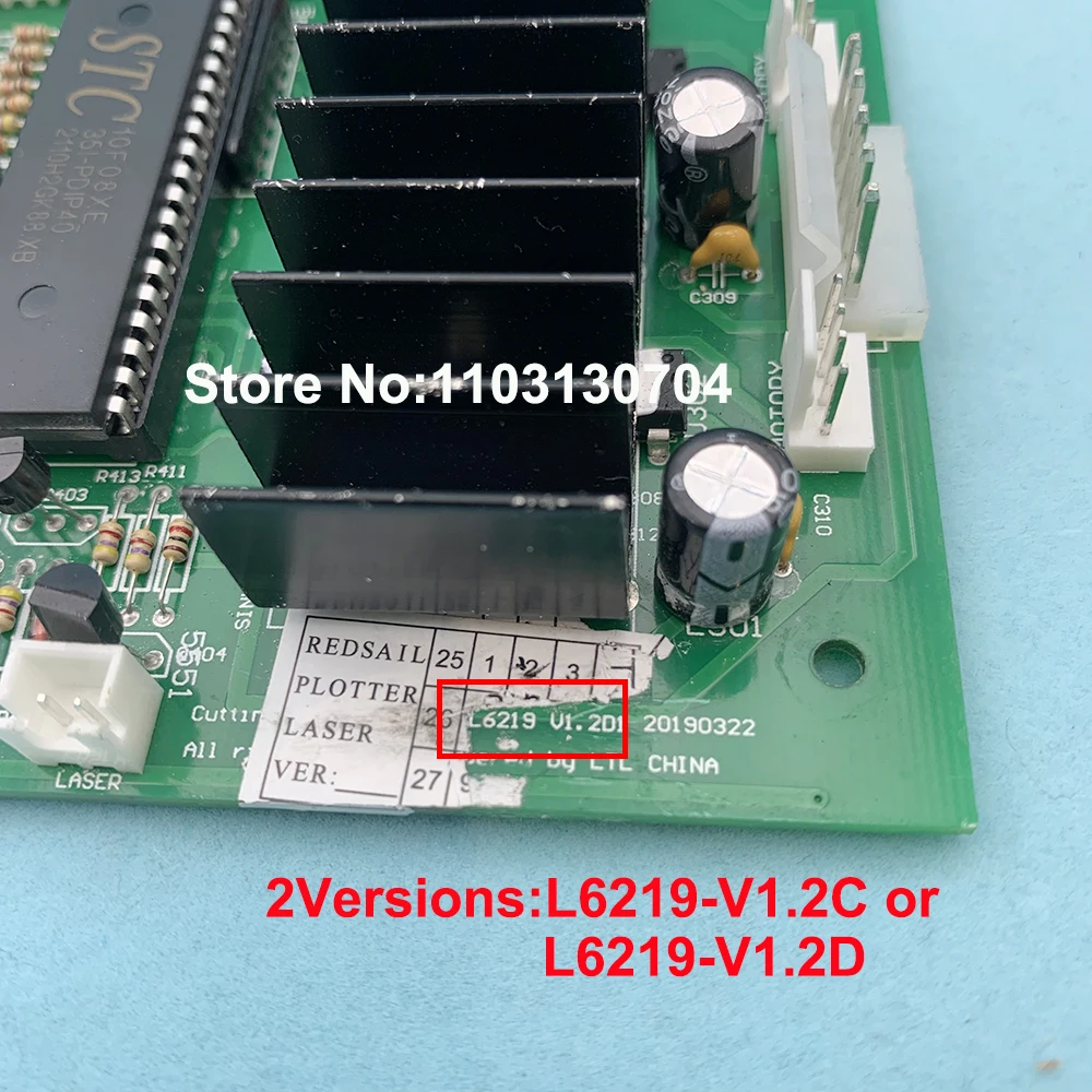 For Redsail Cutting Plotter Original Mainboard L6219-V1.2C/L6219-V1.2D Motherboard for Redsail RS1120 RS720 RS500C RS450C Cutter
