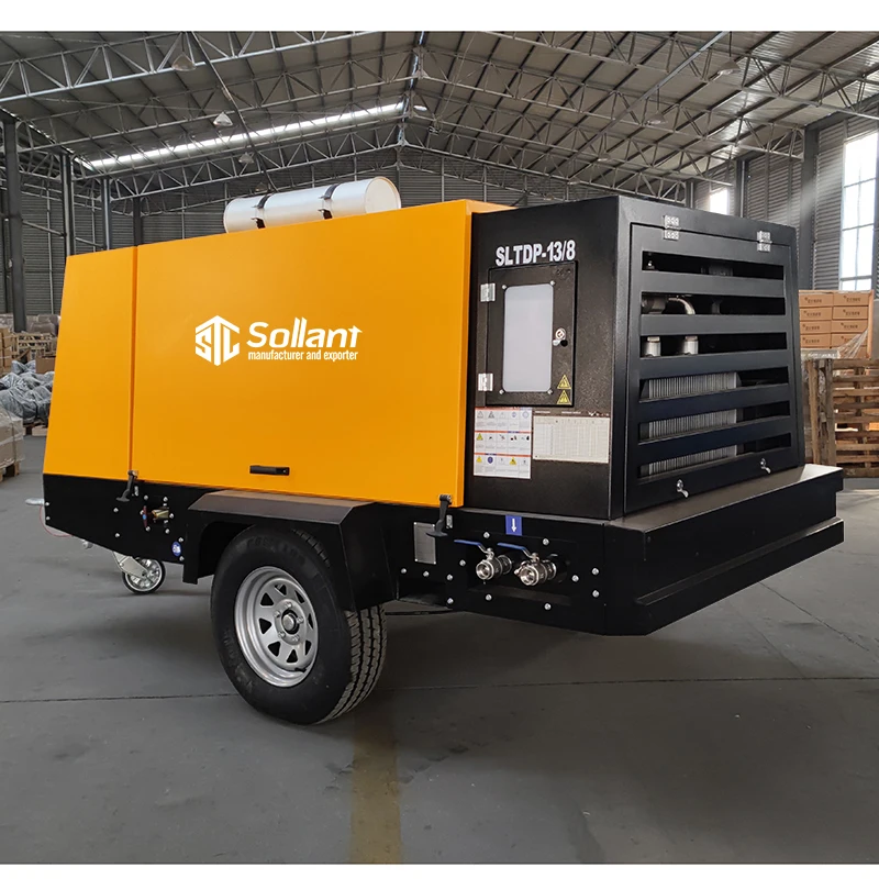 Air Compressor Diesel Mobile Screw Air Compressor Diesel Driven Screw Air Compressor