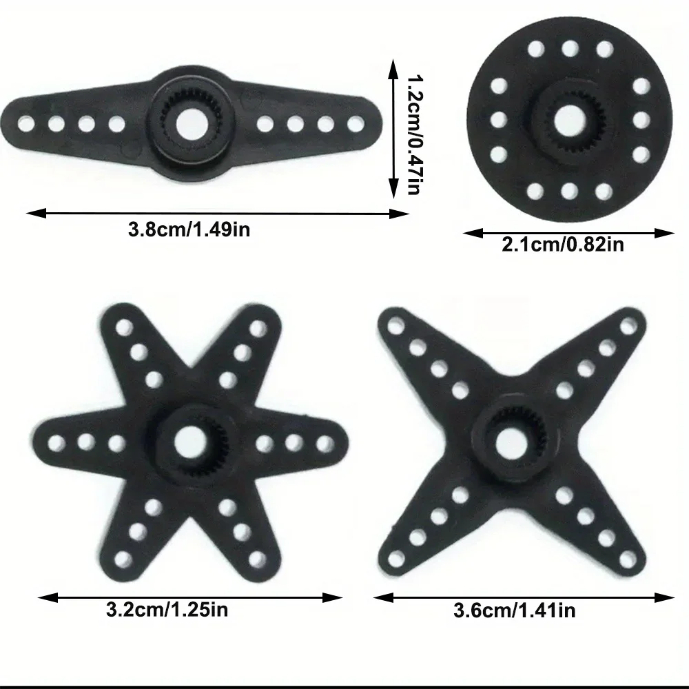 RC Plastic 25T Futaba Servo Arm Suitable For 1:10 RC And Aircraft Upgrades Parts