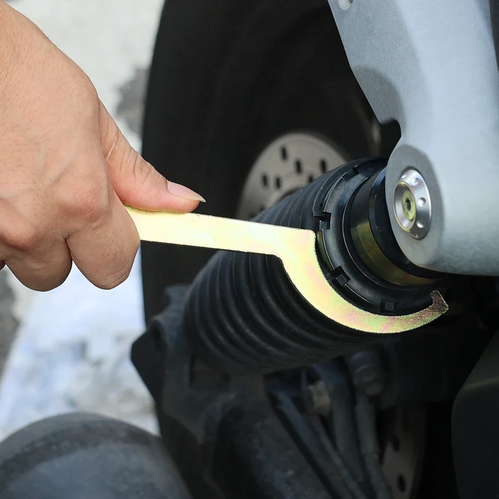 Motorcycle Shock Absorber Wrench Vibration Isolator Suspension Spanner Shock Absorption Spring Softness Hardness Adjustment Tool