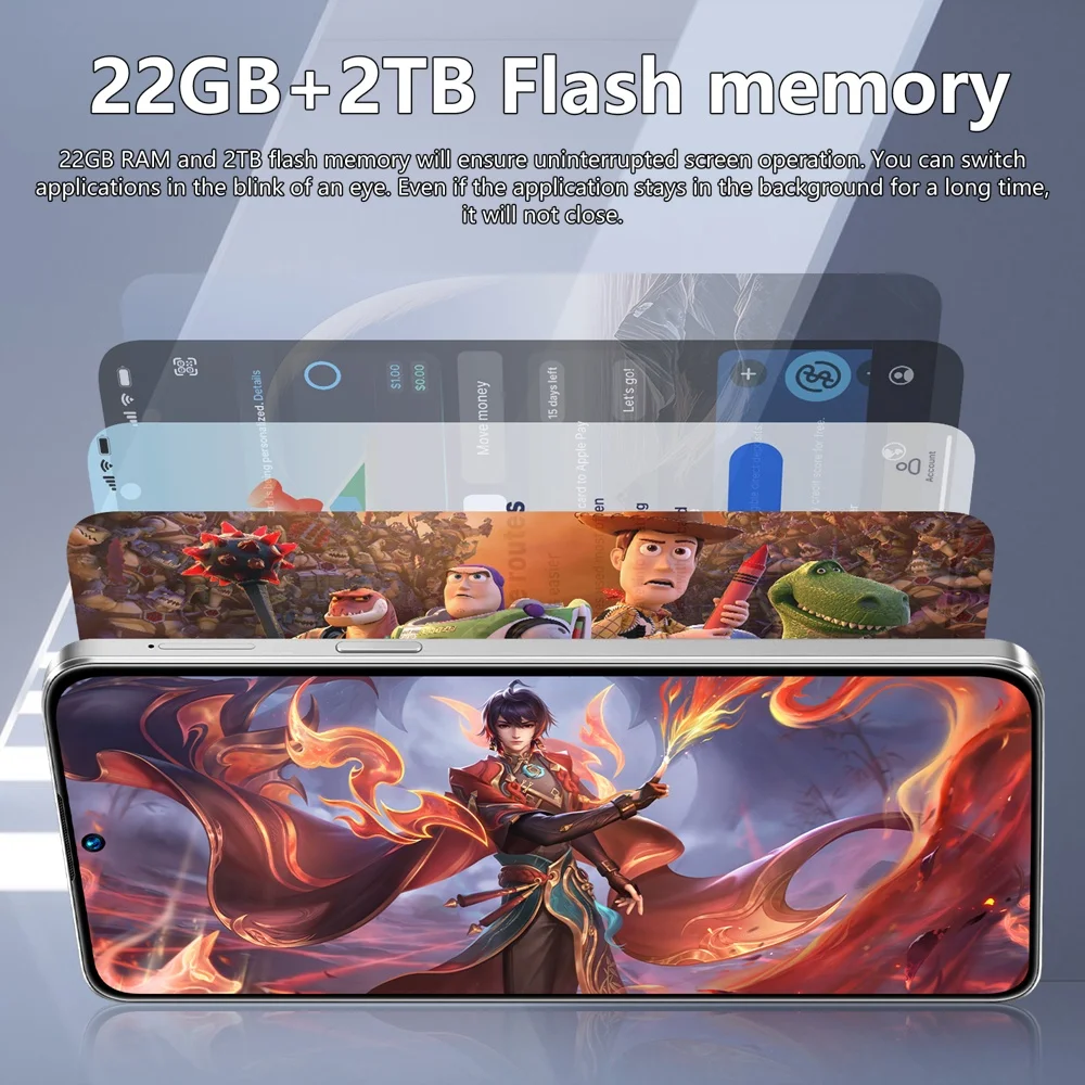 K-Touch Smartphone 5G C26 Ultra Mobile Phones Smartphone Android Cell Phone 7.3" 22G+2TB 48MP 7800mAh Dual SIM Unlocked