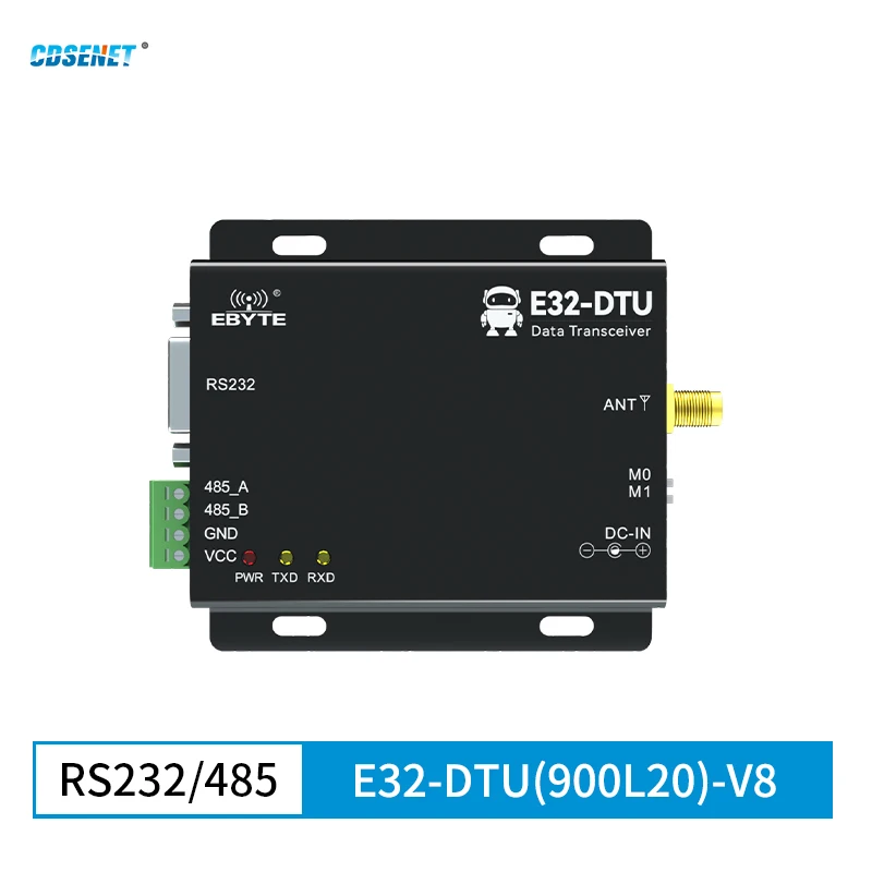 

868MHz LoRa SX1276 Wifi Serial Server E32-DTU-900L20 RS485 RS232 Wireless Transceiver CDSENET Uhf Transmitter and Receiver