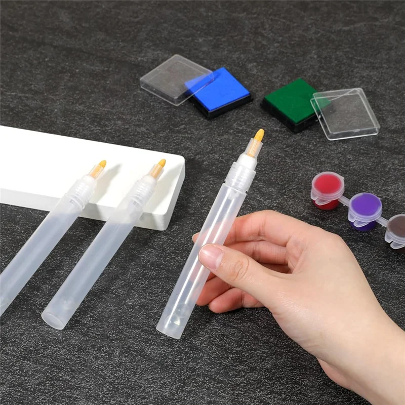 

AT82-8Pcs Empty Paint Marker, Acrylic Paint Markers,4.5Mm Painting Pens Empty Acrylic Marker