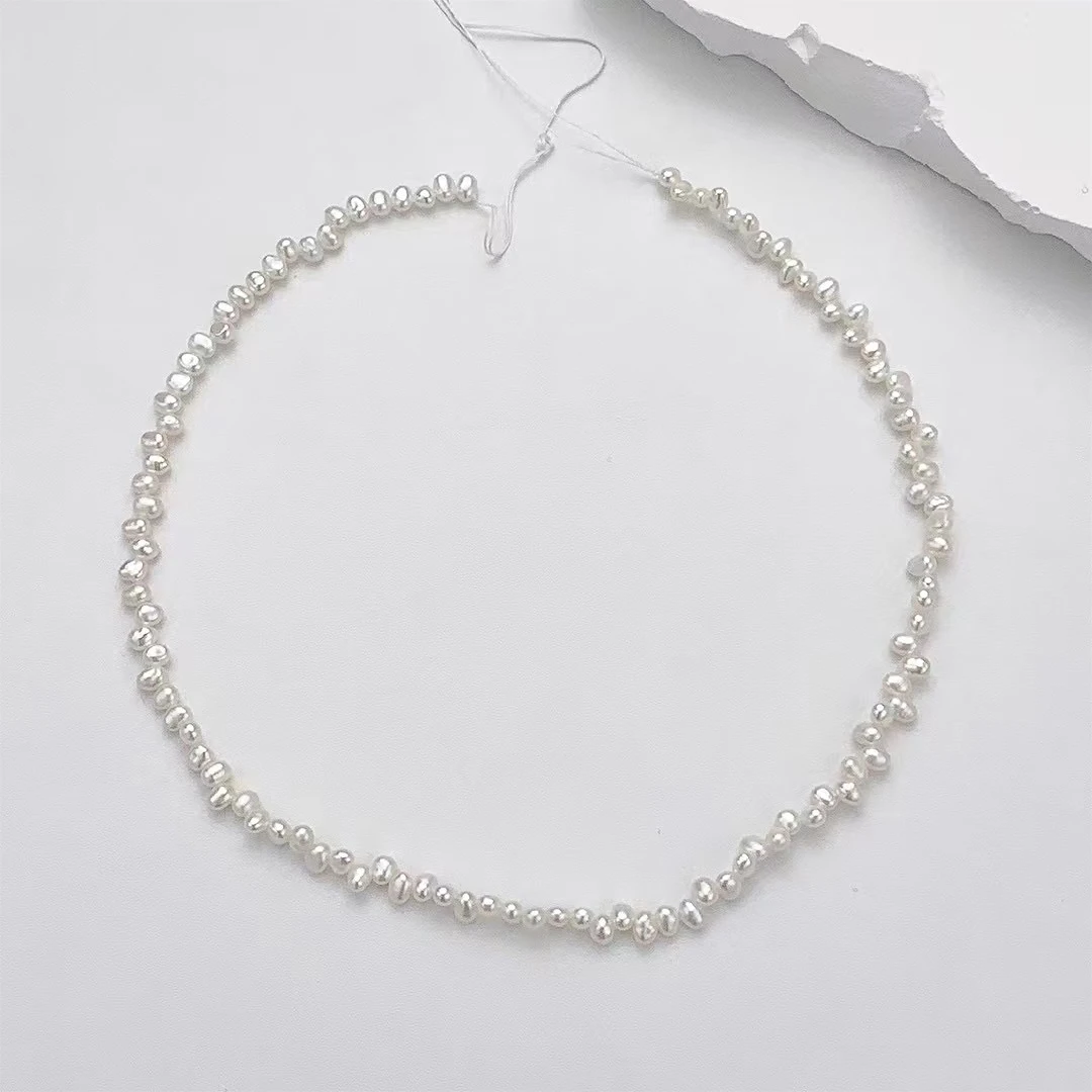 Natural Freshwater Baroque Pearl Loose Beads with Straight Hole for DIY Jewelry Making - Accessories for Necklaces Bracelets Ear