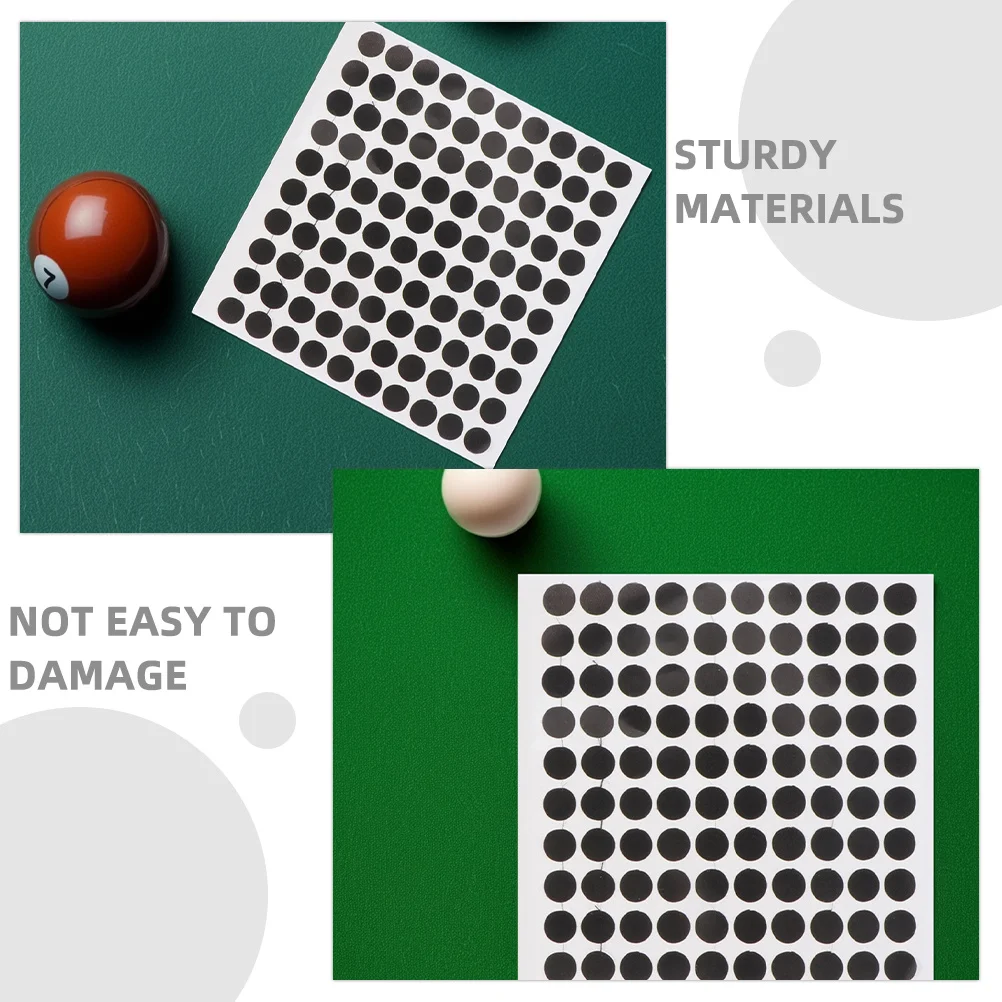 4-bladige pooltafelmarkering stippen reparatiepatch ronde puntstickers snooker biljartaccessoires vervanging