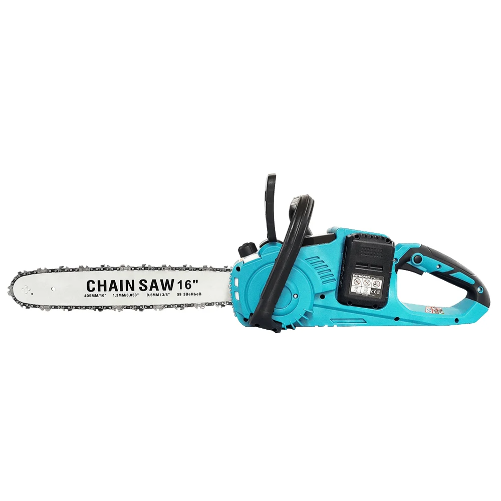 Brushless 16Inch Cordless Electric Chain Saw Woodworking Tools For Orchard Branch Handheld Cutter For Makita Battery(No Battery) gallery 4
