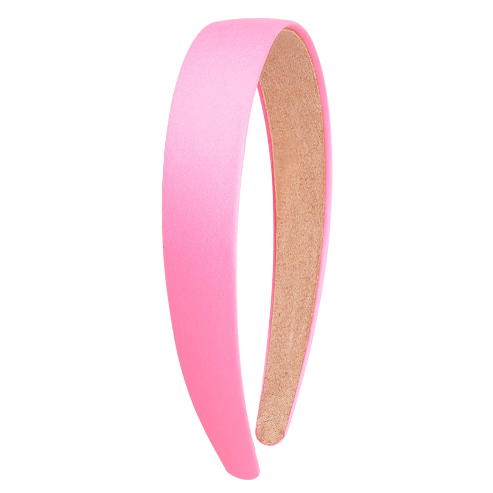 Buntes Satin-Stirnband, 2,5 cm, hartes, rutschfestes Stirnband, DIY-Haarbänder, schlichte Satin-Stirnbänder für Frauen, 21 Farben – Detail 18