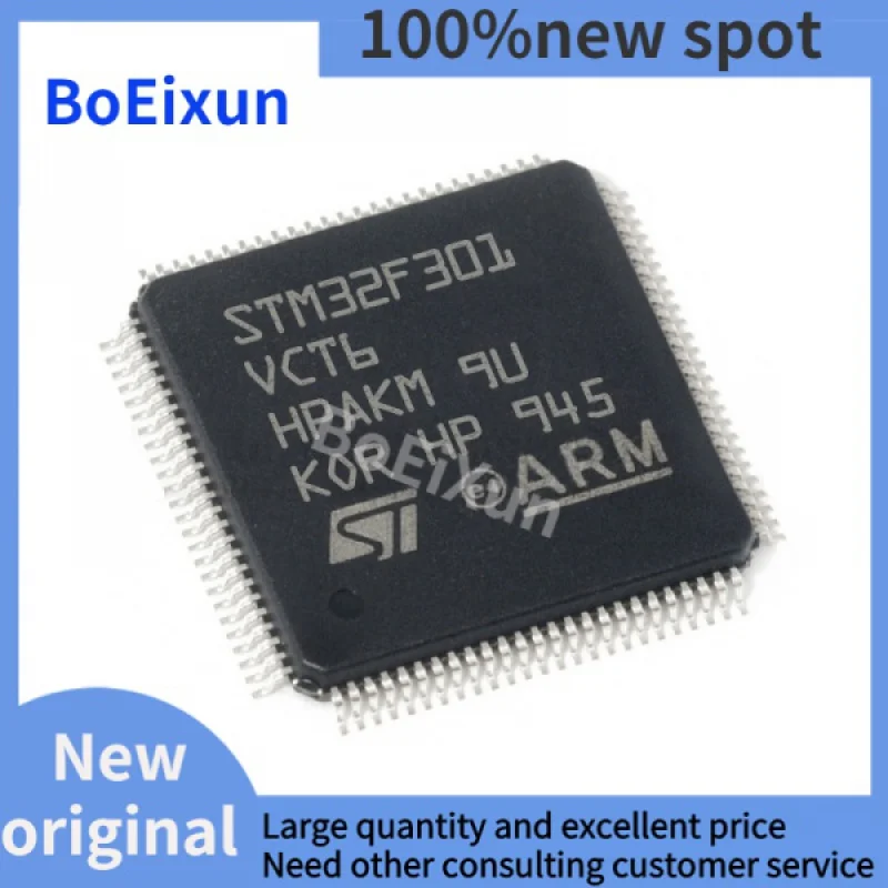 

1-100 PCS STM32F301VCT6 LQFP100 STM32F301 32-bit Microcontroller MCU ARM Microcontroller Chip Brand New Original